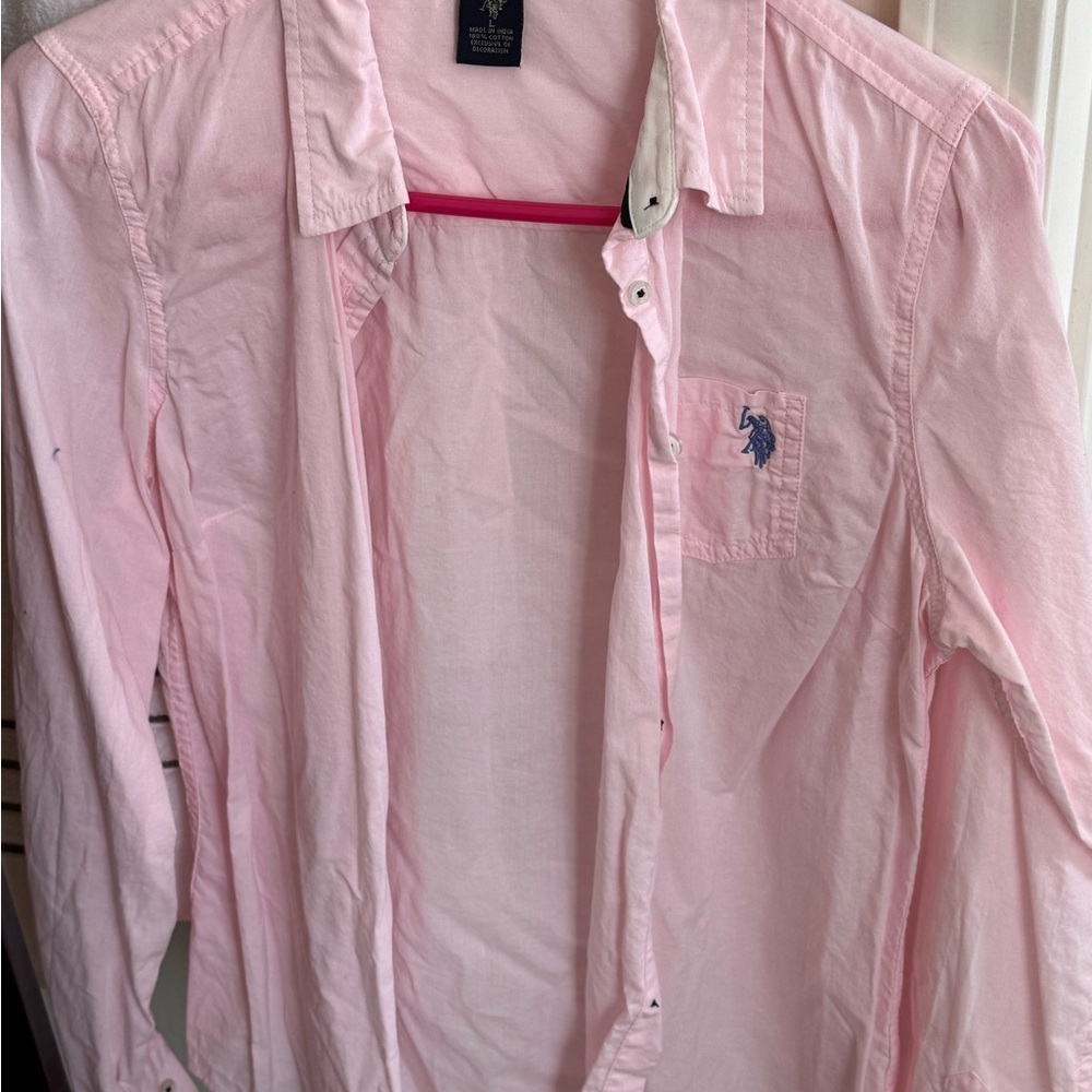 Polo by Ralph Lauren Pink Casual Button Down Shirt